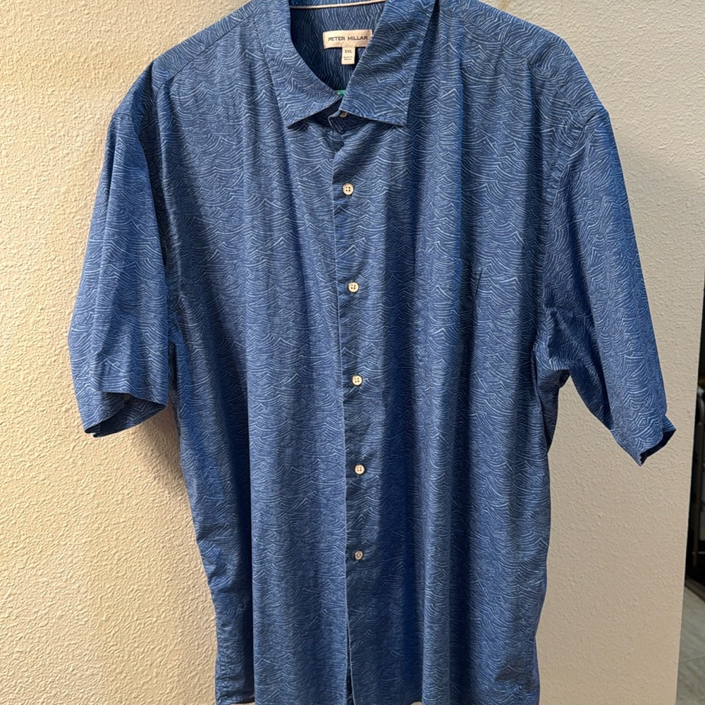 Peter Millar cotton button down shirt